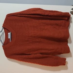 Old Navy Rust Knit Sweater